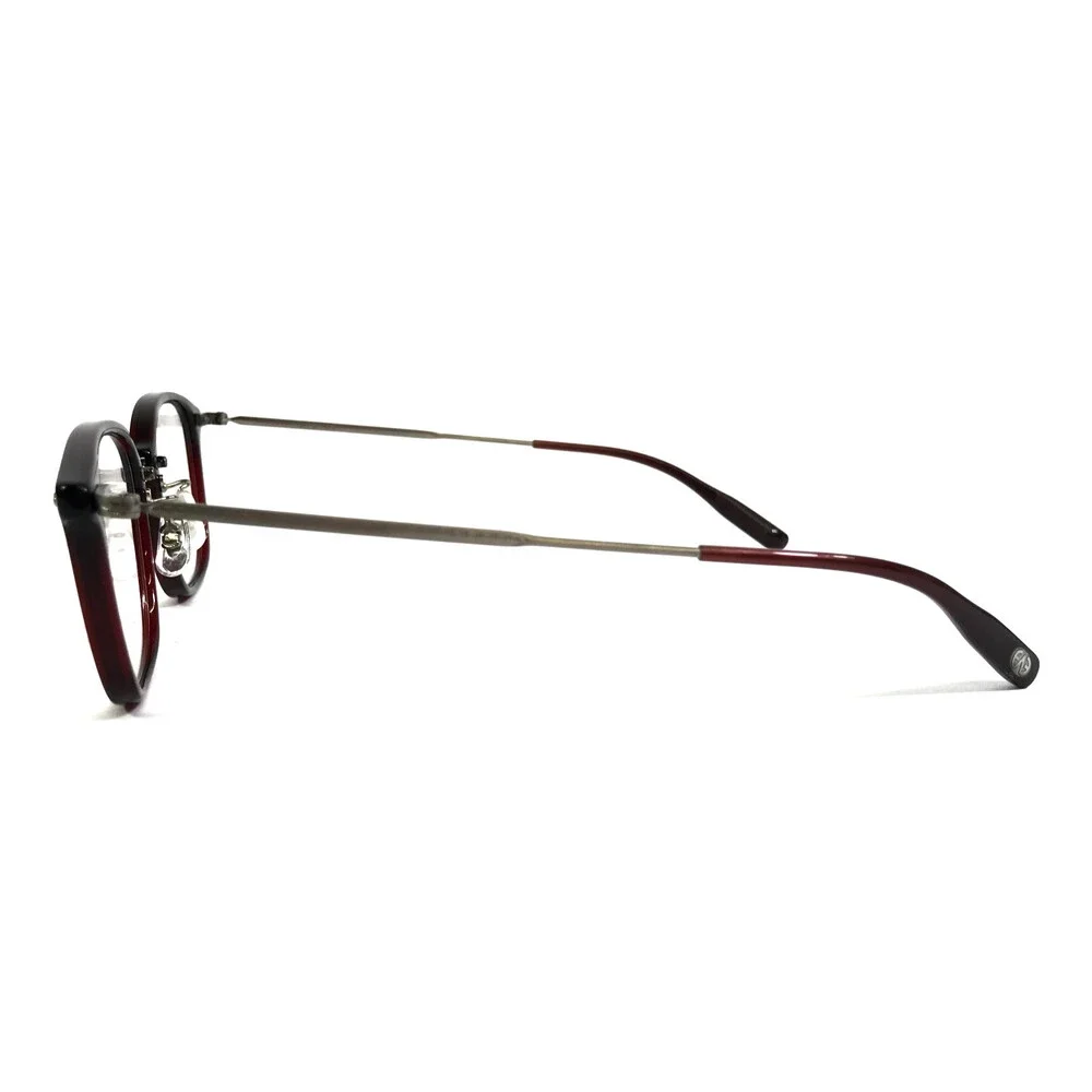 Eyevan Eyeglasses Frames MacDougal DBE Dark Burgundy Antique Gray 48-22-145